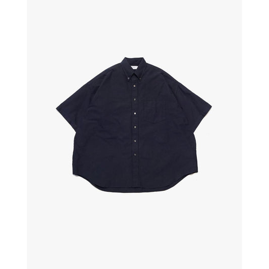 Graphpaper | グラフペーパー Oxford S/S Oversized B.D Shirt NAVY (GM261-50025B)  (GM261-50025B)