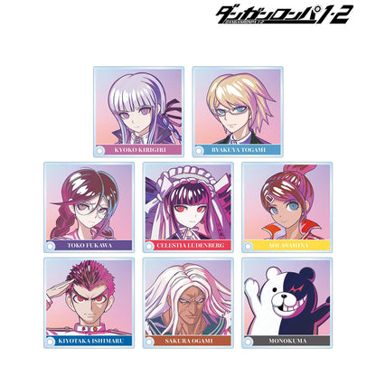 彈丸論破1・2 Reload_交易 Ani-Art 透明標籤 亞克力立牌 面板 ver.B(單位/箱)【全套箱/8包裝】