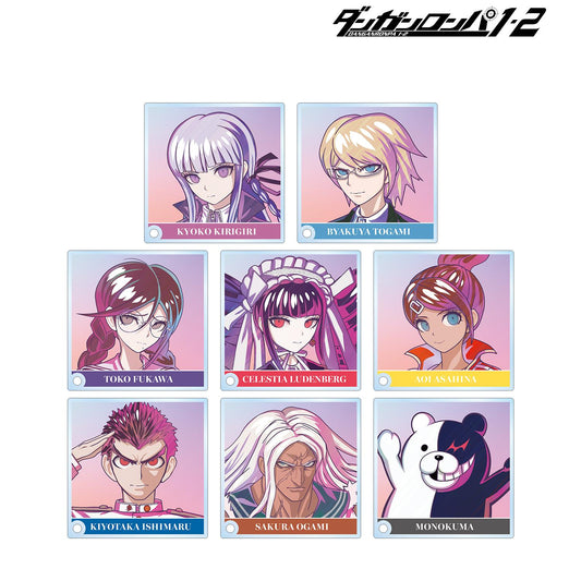 彈丸論破1・2 Reload_交易 Ani-Art 透明標籤 亞克力立牌 面板 ver.B(單位/箱)【全套箱/8包裝】