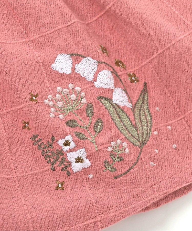 【連衣裙】鈴蘭刺繡拼接上衣