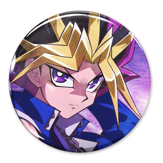 遊☆戲☆王決鬥怪獸_描繪下來 暗遊戲 65mm罐章 休閒模式的決鬥者Ver.