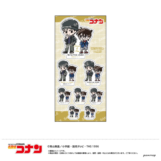 《名偵探柯南》_貼紙-輕鬆風mini 第2彈-G 柯南＆赤井