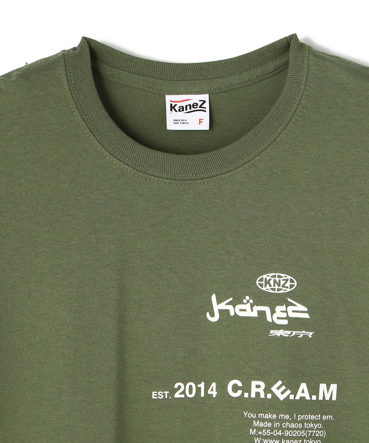 KaneZ/凱恩茲/圖形印花長袖T恤/C.R.E.A.M 長袖T恤