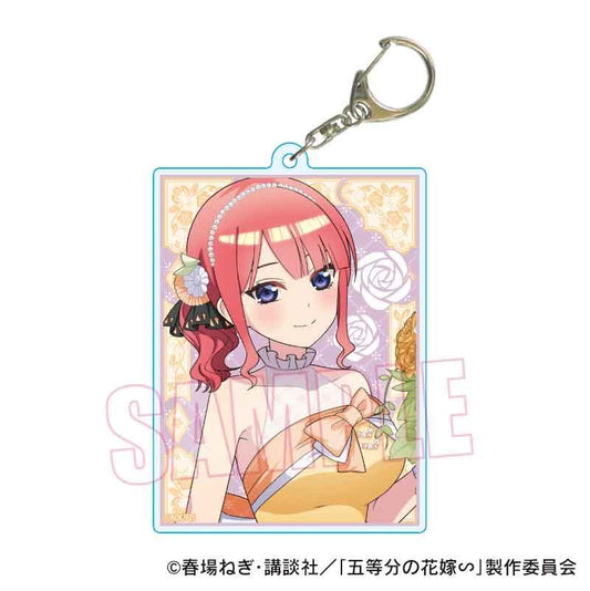 《五等分的新娘》∽稍微大號亞克力鑰匙扣 中野 二乃 橙色ver.