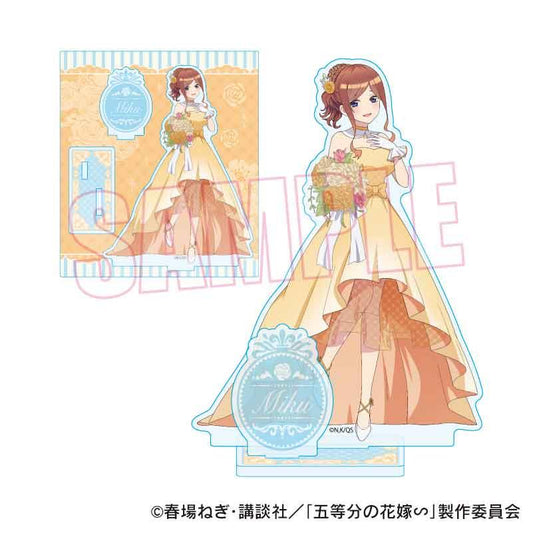 《五等分的新娘》∽_亞克力支架 中野 三玖 橙色版。