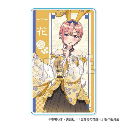 《五等分的新娘》∽交易亞克力卡片 和服兔女郎版【全套裝盒/5張入】