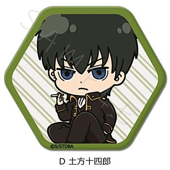 《銀魂》六邊形罐徽章 D 土方十四郎