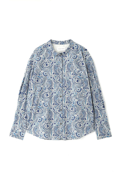 自由花紋修身PT襯衫