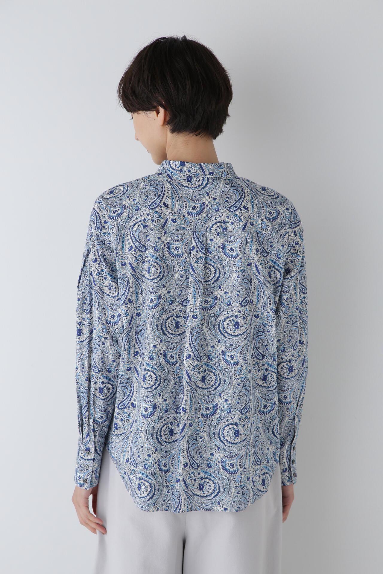 自由花紋修身PT襯衫