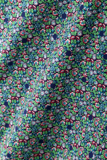 自由花紋修身PT襯衫