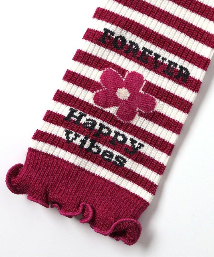 條紋裝飾一點設計緊身褲