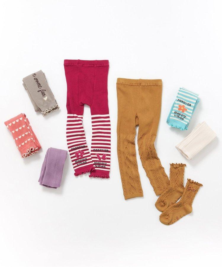 條紋裝飾一點設計緊身褲