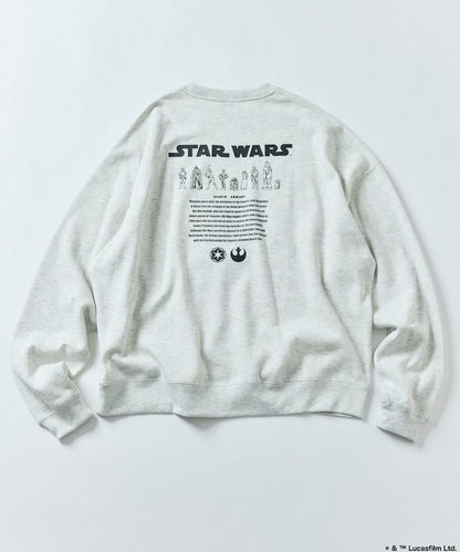 STAR WARS 星球大戰 聯名 大剪影 背面印花 圓領衛衣