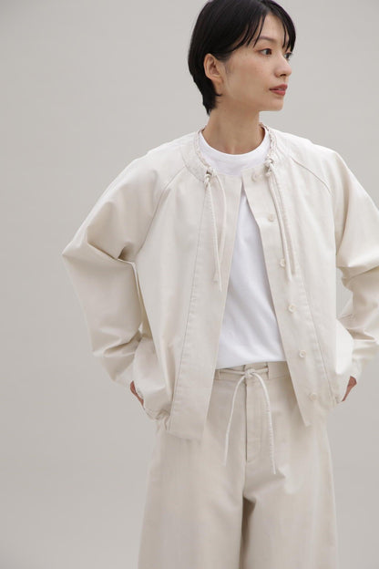 【wagona】【轟木節子×wagona】OG棉質細蜜桃襯衫