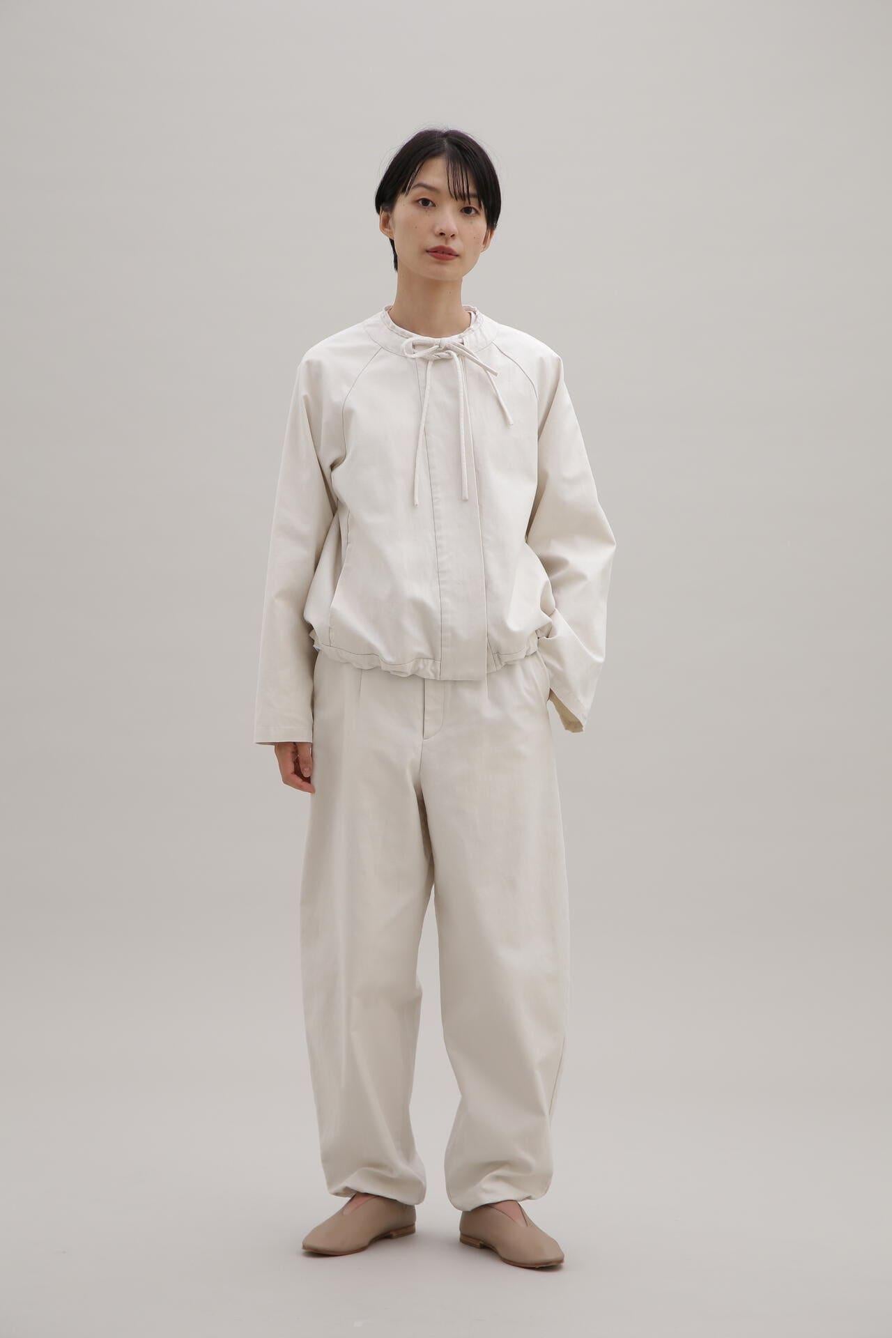 【wagona】【轟木節子×wagona】OG棉質細蜜桃襯衫