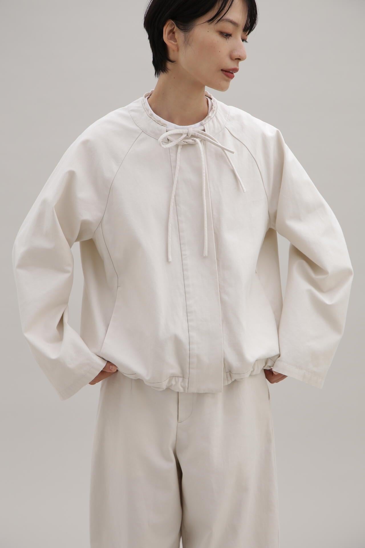 【wagona】【轟木節子×wagona】OG棉質細蜜桃襯衫