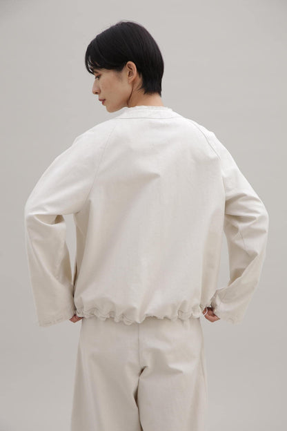 【wagona】【轟木節子×wagona】OG棉質細蜜桃襯衫