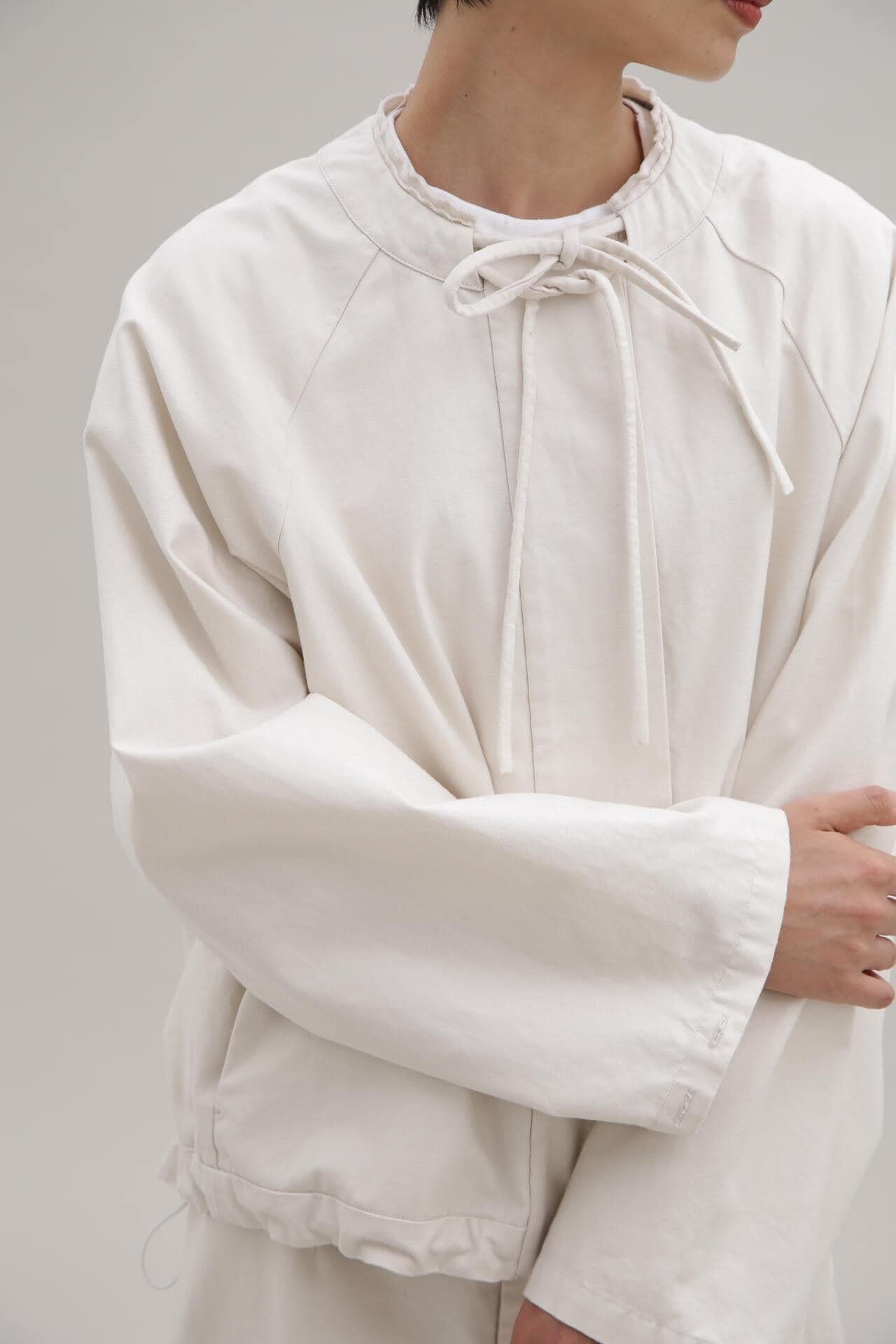 【wagona】【轟木節子×wagona】OG棉質細蜜桃襯衫