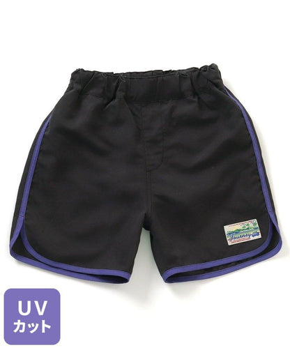 拼接海灘短褲4分褲_UV防曬泳裝