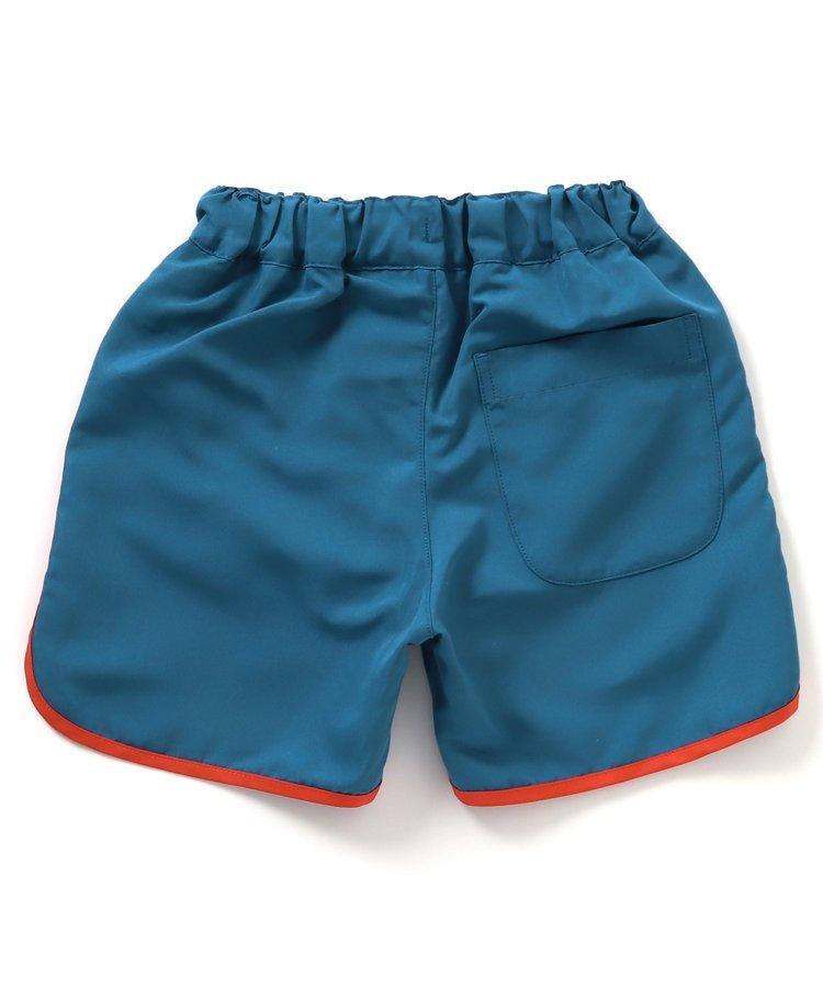 拼接海灘短褲4分褲_UV防曬泳裝