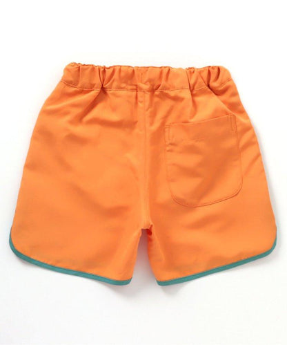 拼接海灘短褲4分褲_UV防曬泳裝