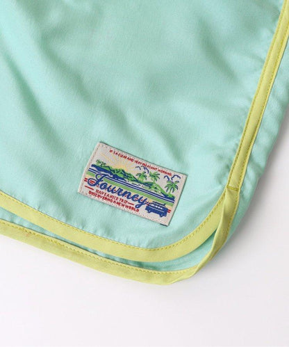 拼接海灘短褲4分褲_UV防曬泳裝