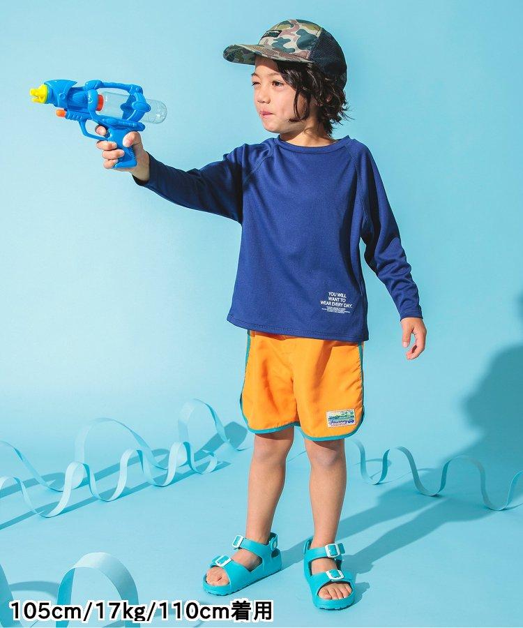 拼接海灘短褲4分褲_UV防曬泳裝