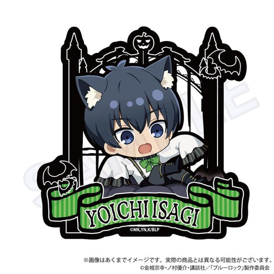 《藍色監獄》剪紙貼紙 黑色萬聖節版 潔 世一