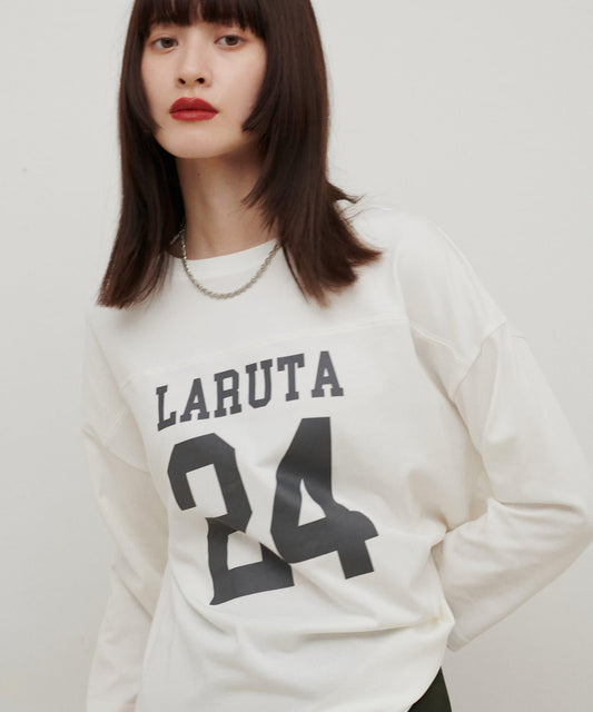 七分袖2WAY標誌印花T恤LARUTA24