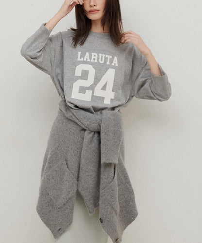 七分袖2WAY標誌印花T恤LARUTA24