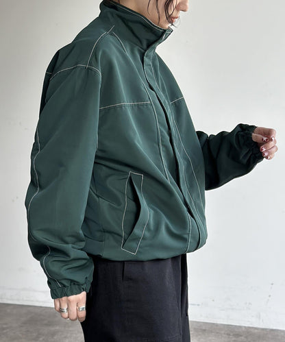 立領針織夾克