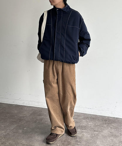 立領針織夾克