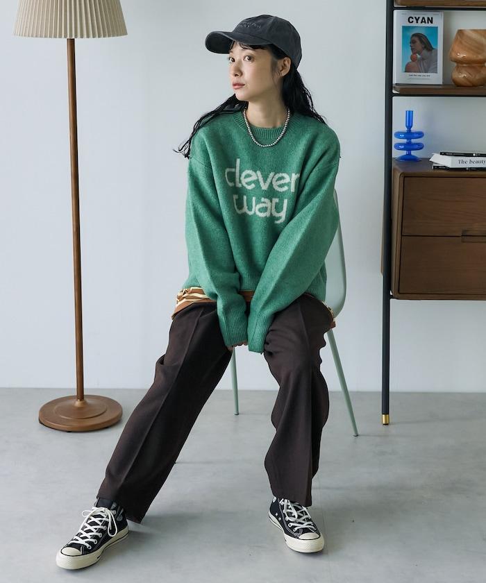 羊毛闊腿褲