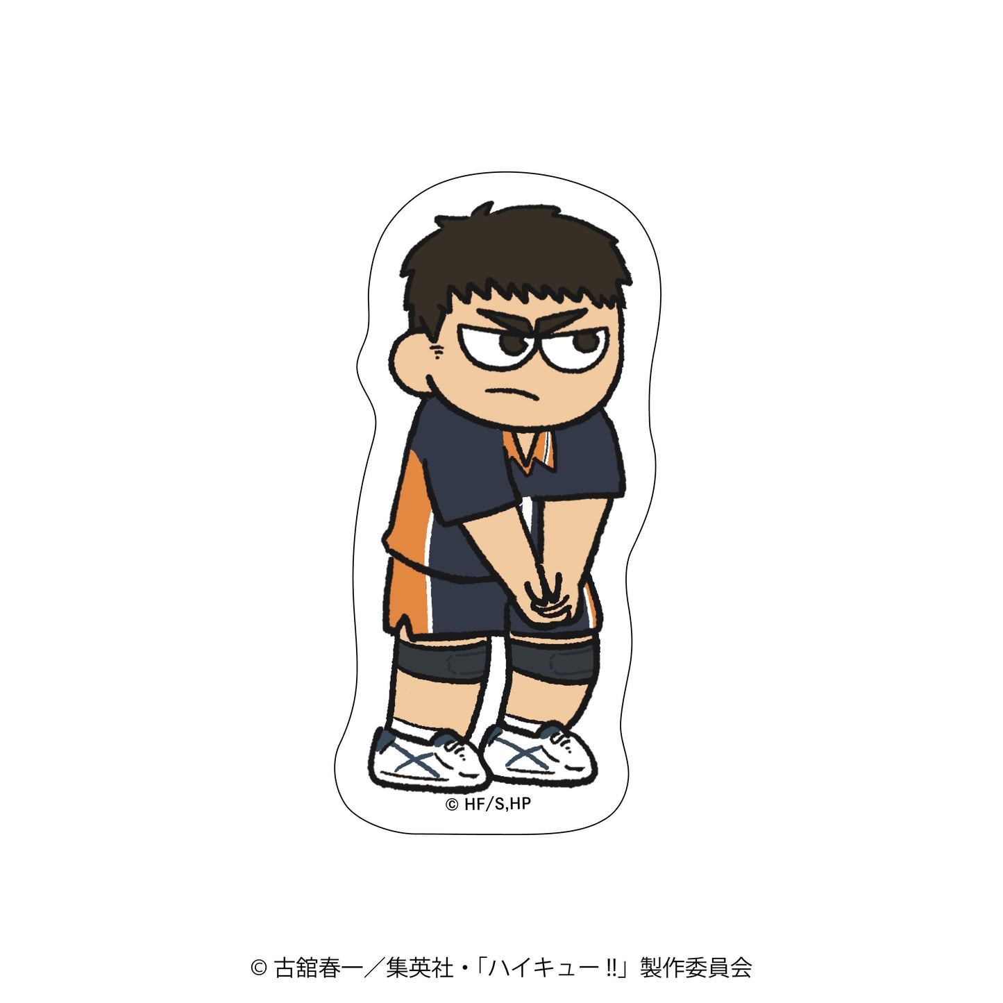 《排球少年》澤村大地 剪紙印花貼紙 比賽版