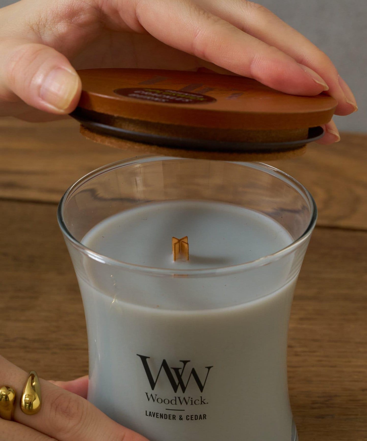 WoodWick 玻璃罐蠟燭 M號