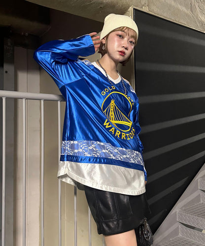 【NBA/籃球協會】特別版蕾絲拼接套頭衫