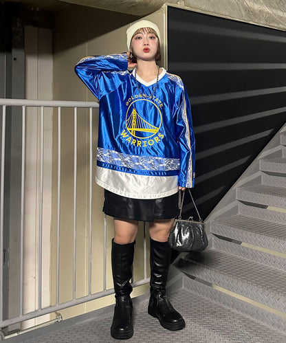 【NBA/籃球協會】特別版蕾絲拼接套頭衫