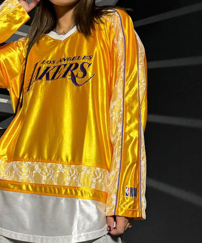 【NBA/籃球協會】特別版蕾絲拼接套頭衫