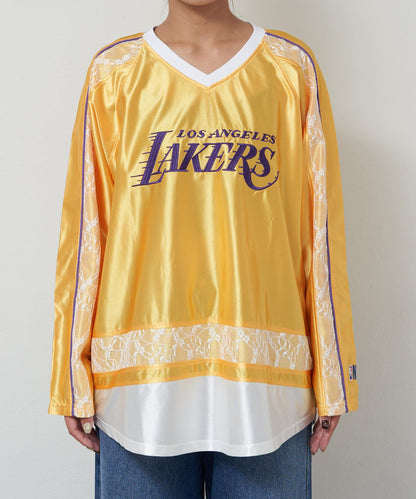 【NBA/籃球協會】特別版蕾絲拼接套頭衫
