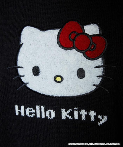 "HELLO KITTY/《Hello Kitty》" 相良刺繡針織衫 限定推出