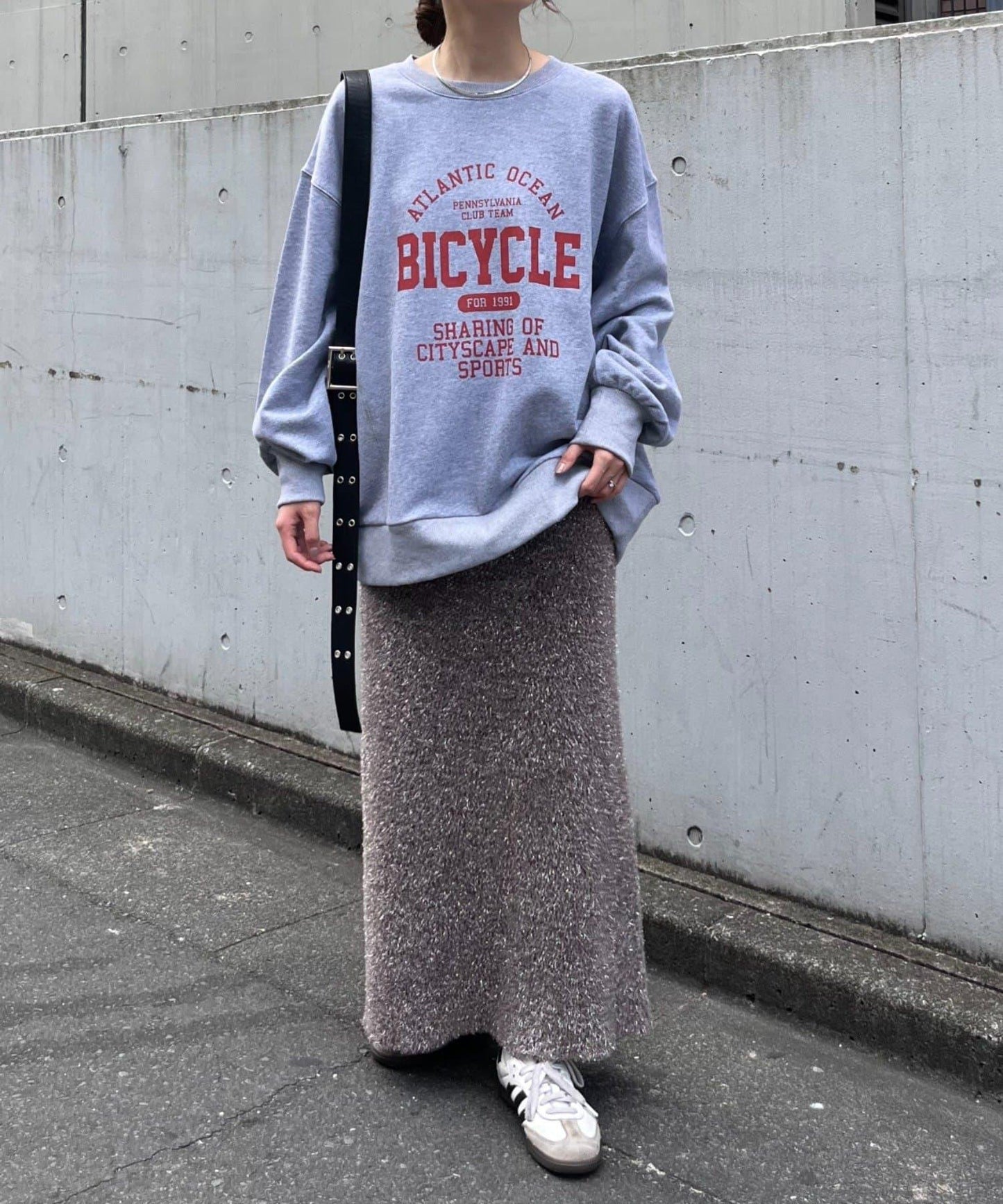 2WAY閃光拉鍊裙