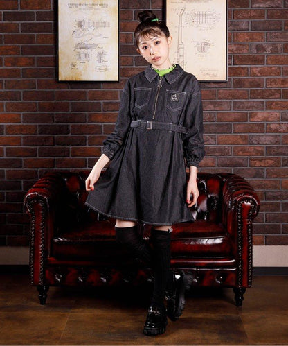 鏈條裝飾厚底懶人鞋