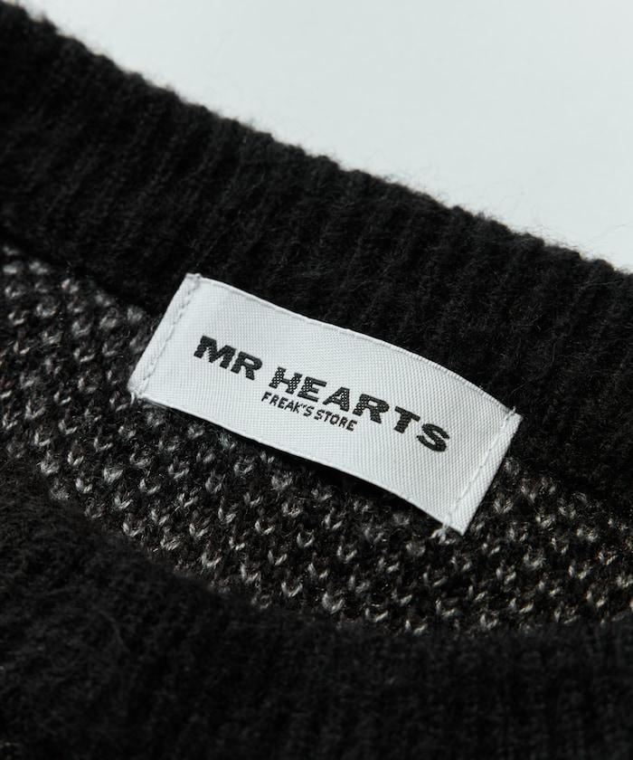 MR HEARTS 先生之心 漸變領圓領針織衫 【限定推出】