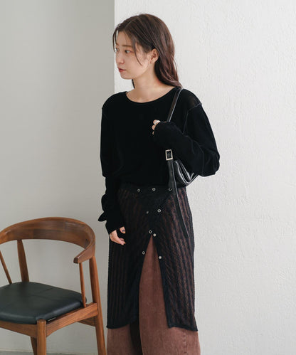 【4色展開】蕾絲裙裹裙