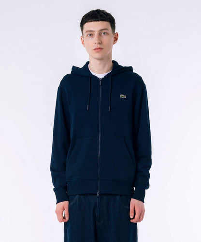 【LACOSTE】高級衛衣拉鍊帽衫