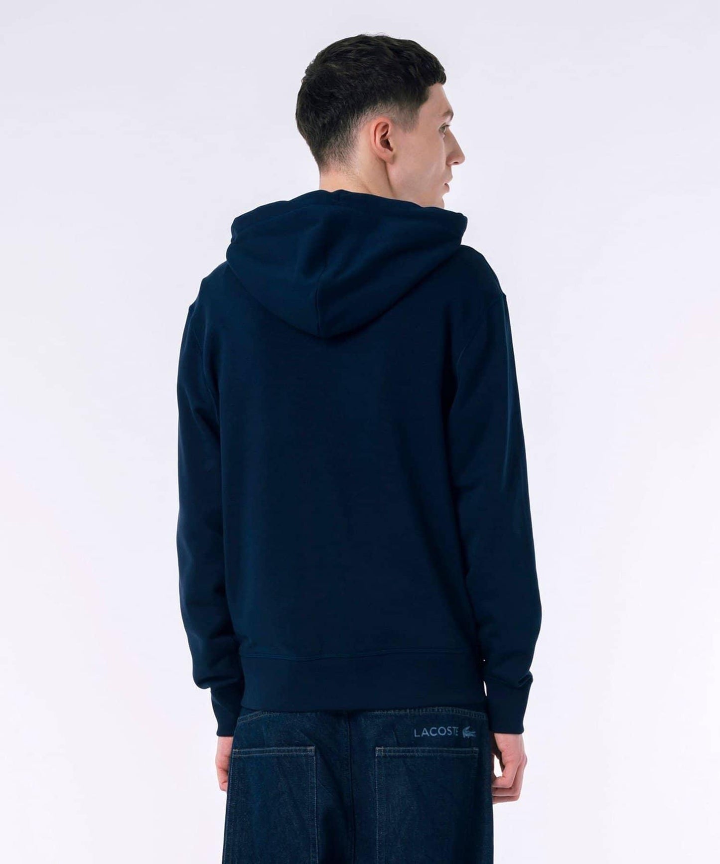 【LACOSTE】高級衛衣拉鍊帽衫