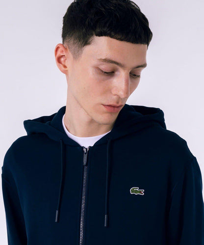 【LACOSTE】高級衛衣拉鍊帽衫