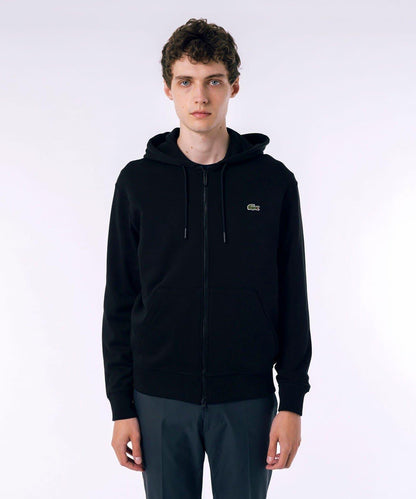 【LACOSTE】高級衛衣拉鍊帽衫