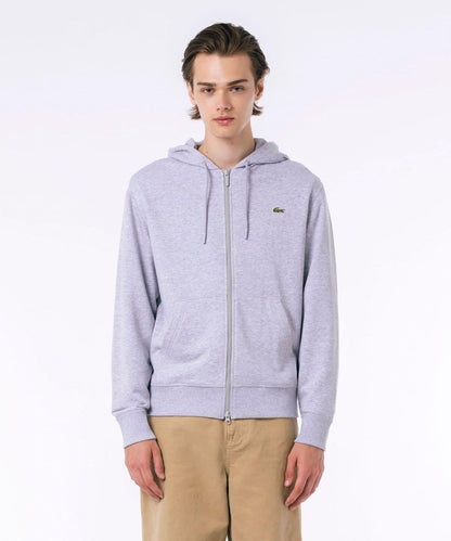 【LACOSTE】高級衛衣拉鍊帽衫