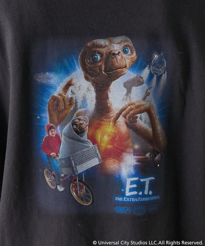 E.T. 閃光背景印花長袖T恤